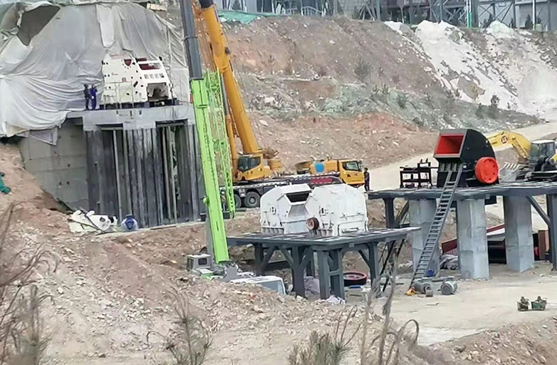 湖北客户购买豫矿智能的碎石生产线现场