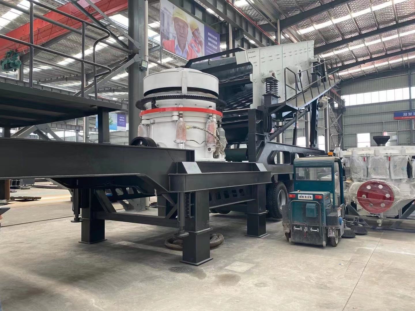 圆锥破移动式破碎站